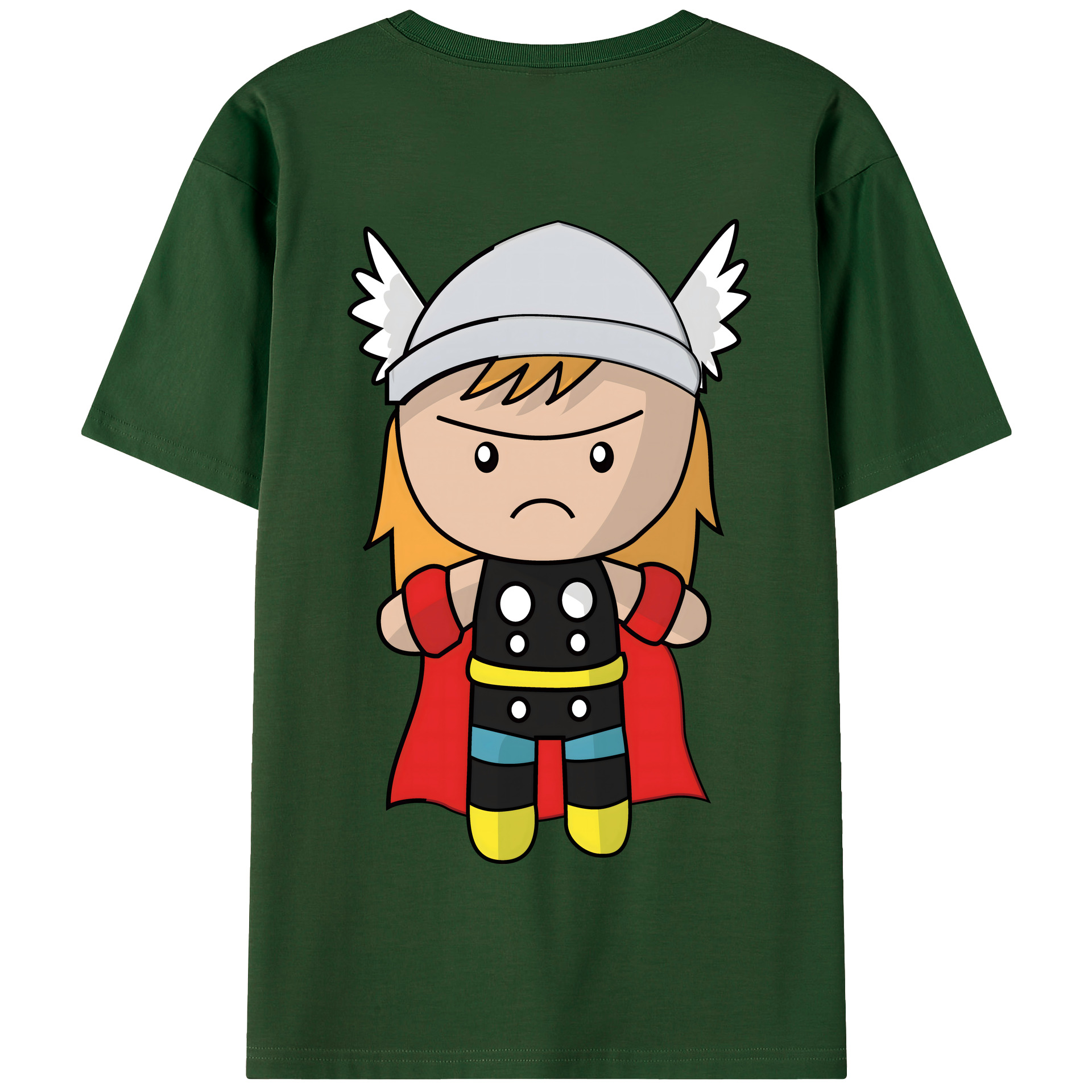 （画像用） アベンジャーズ The Avengers 綿100％半袖Tシャツ（背面プリント）